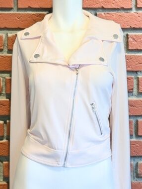 Candies Pale Pink Moto Jacket